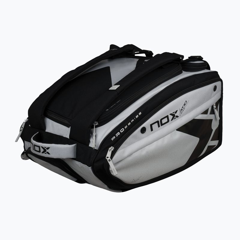 NOX AT10 Competition XL Compact 80 l-es kompakt padel táska szürke/fekete 2
