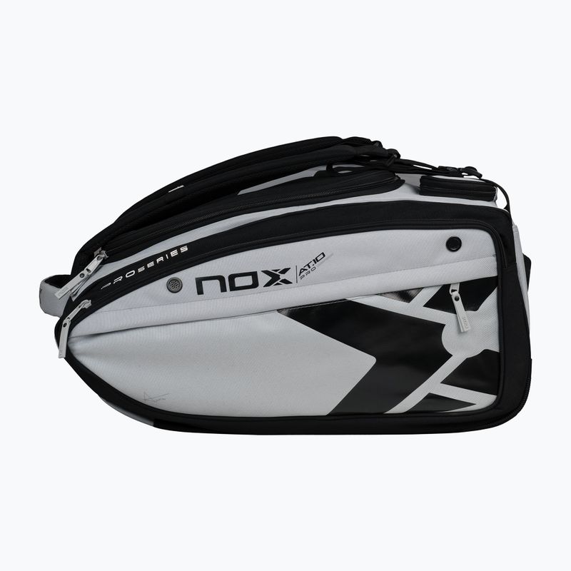NOX AT10 Competition XL Compact 80 l-es kompakt padel táska szürke/fekete 3