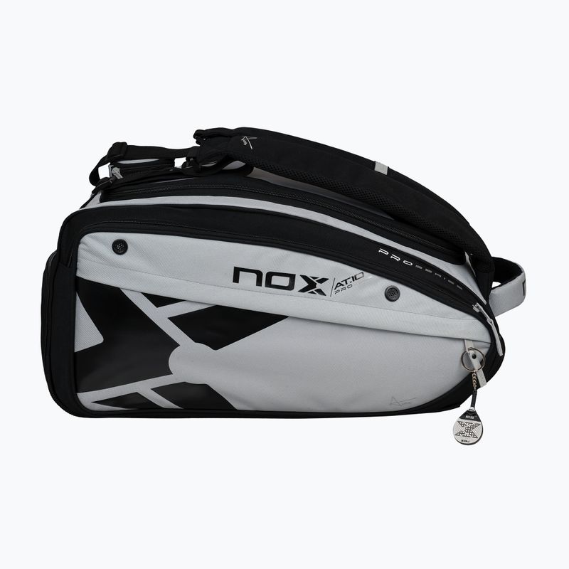 NOX AT10 Competition XL Compact 80 l-es kompakt padel táska szürke/fekete 4