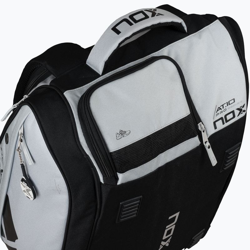 NOX AT10 Competition XL Compact 80 l-es kompakt padel táska szürke/fekete 10