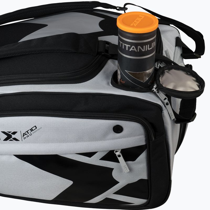 NOX AT10 Competition XL Compact 80 l-es kompakt padel táska szürke/fekete 15