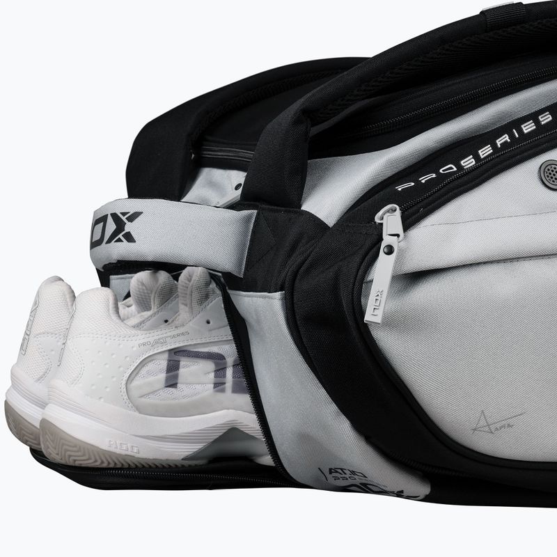NOX AT10 Competition XL Compact 80 l-es kompakt padel táska szürke/fekete 16