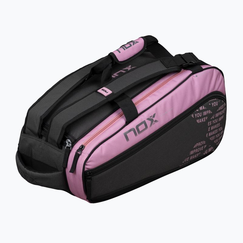 NOX Street Series padlum táska 45 l szürke/rózsaszín 2