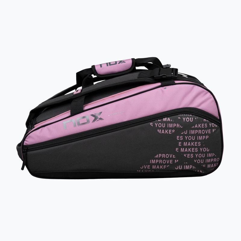 NOX Street Series padlum táska 45 l szürke/rózsaszín 3