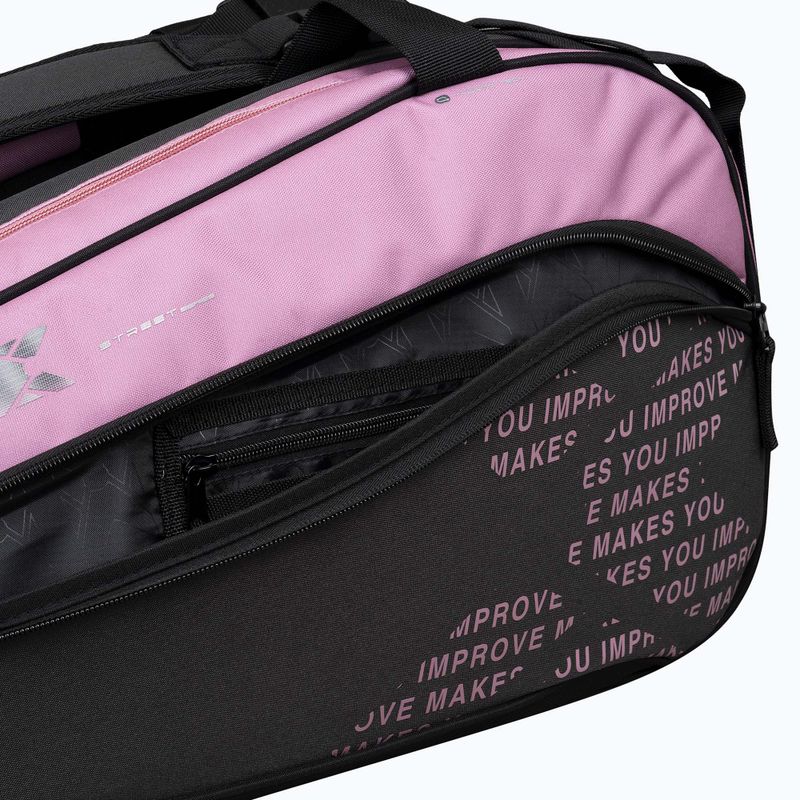NOX Street Series padlum táska 45 l szürke/rózsaszín 12