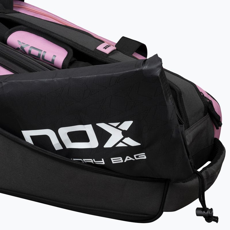NOX Street Series padlum táska 45 l szürke/rózsaszín 13