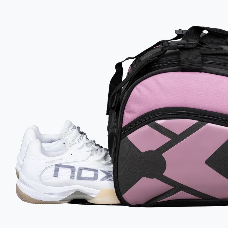 NOX Street Series padlum táska 45 l szürke/rózsaszín 15