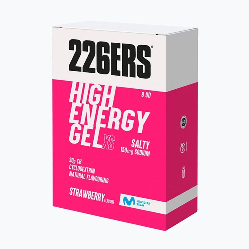 226ERS High Energy Gel 150mg 8 x 45 g sós eper