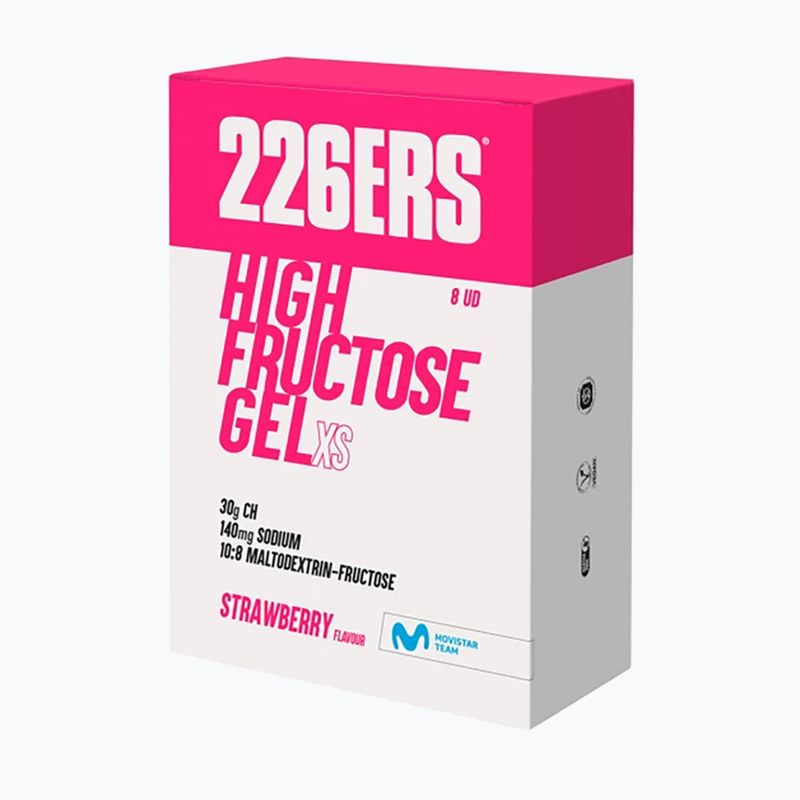 Energiagél 226ERS Magas fruktóz tartalmú gél XS 8 x 44 g eper