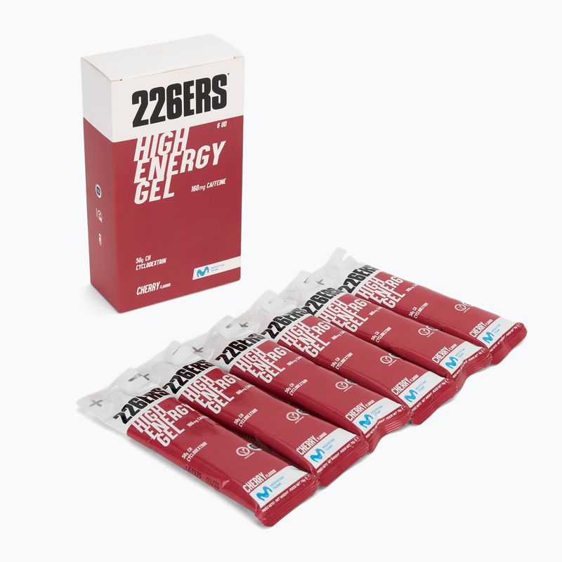 226ERS High Energy Gel 6 x 76 g koffein 160 mg cseresznye 4