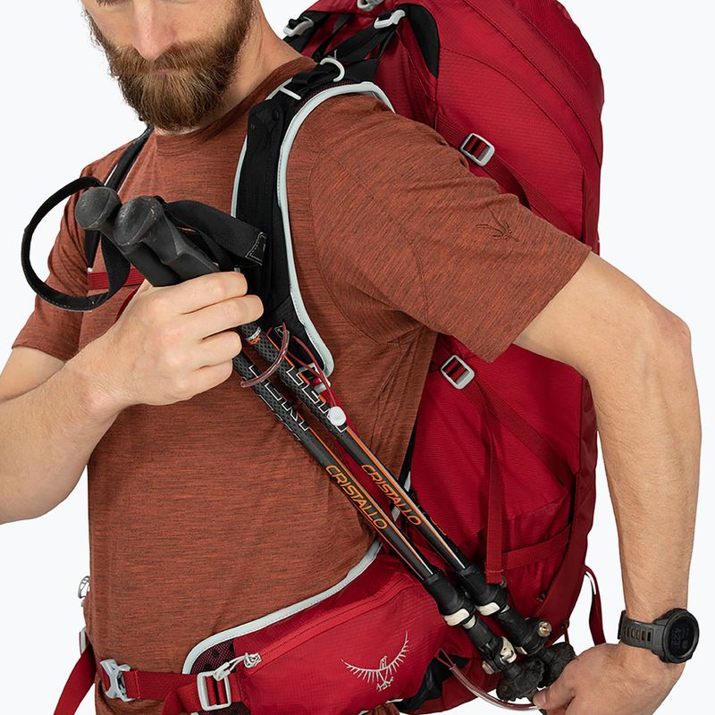 Férfi trekking hátizsák Osprey Talon 36 l (S-M) kozmikus piros 8