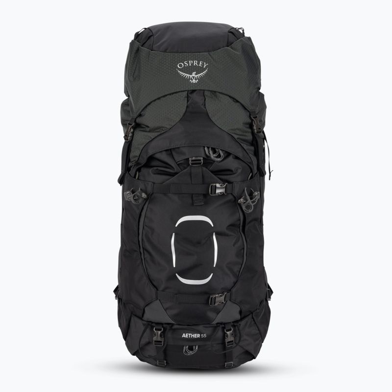 Férfi trekking hátizsák Osprey Aether 55 l fekete