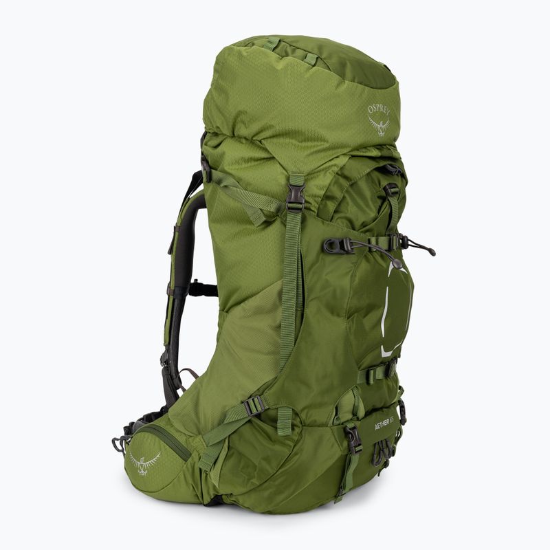 Férfi trekking hátizsák Osprey Aether 65 l fokhagyma mustár zöld 2