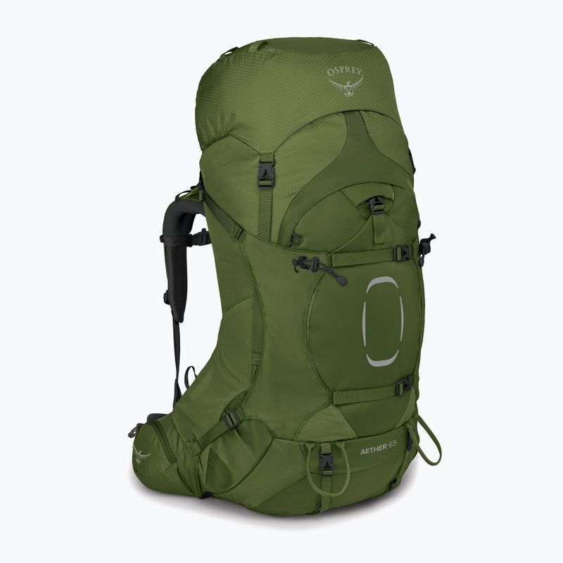 Férfi trekking hátizsák Osprey Aether 65 l fokhagyma mustár zöld 5