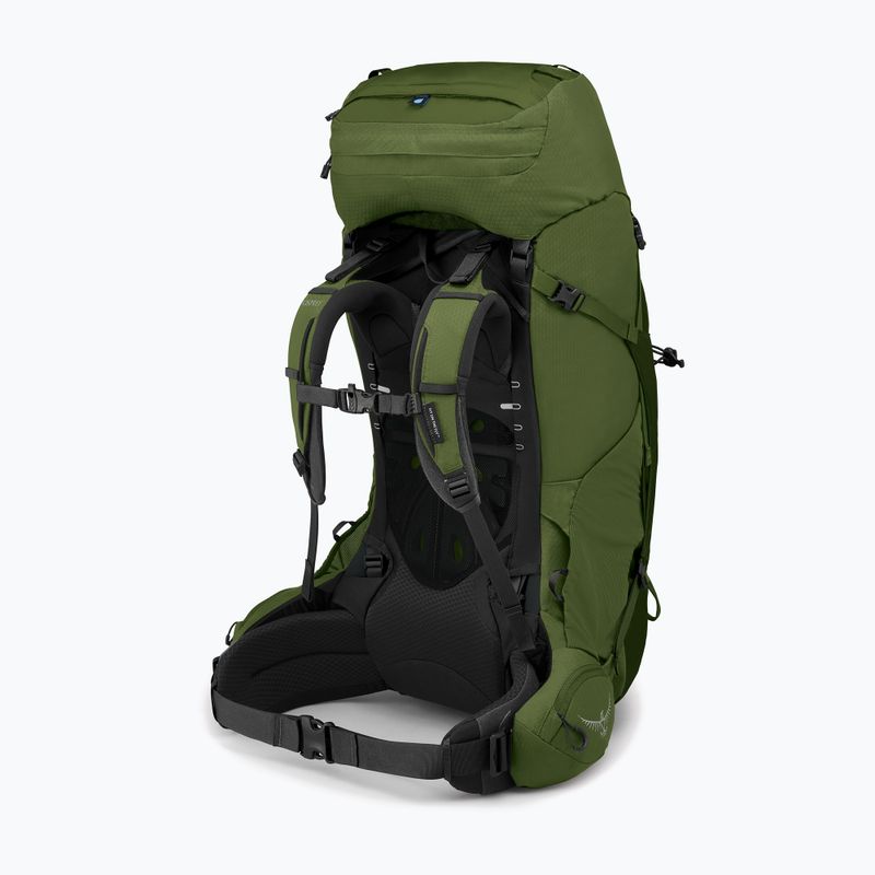 Férfi trekking hátizsák Osprey Aether 65 l fokhagyma mustár zöld 6