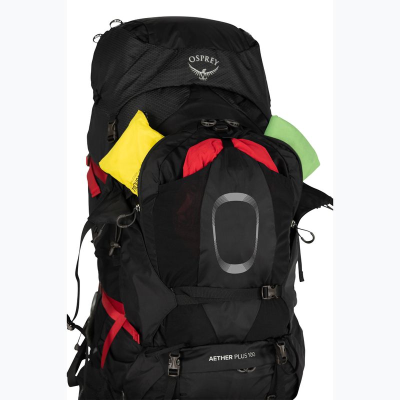 Férfi trekking hátizsák Osprey Aether Plus 100 l black 5