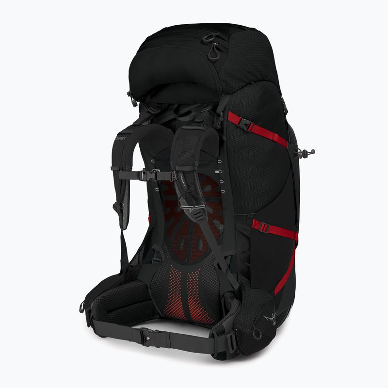 Férfi trekking hátizsák Osprey Aether Plus 100 l fekete 2