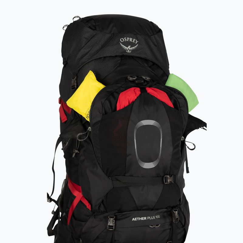 Férfi trekking hátizsák Osprey Aether Plus 100 l fekete 4