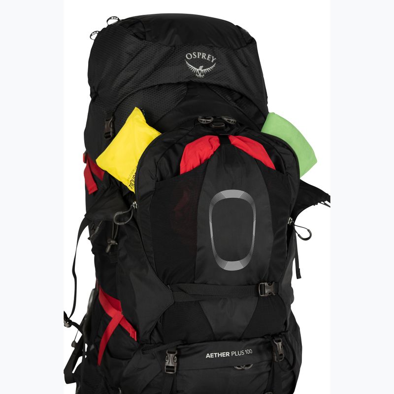 Férfi trekking hátizsák Osprey Aether Plus 100 l fekete 4