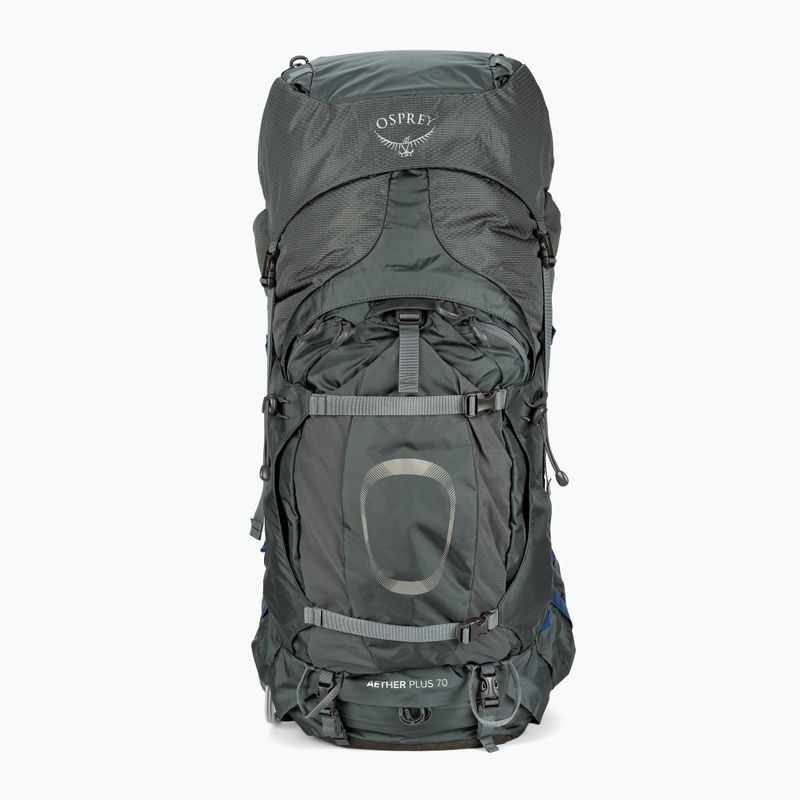 Férfi trekking hátizsák Osprey Aether Plus 70 l eclipse zöld