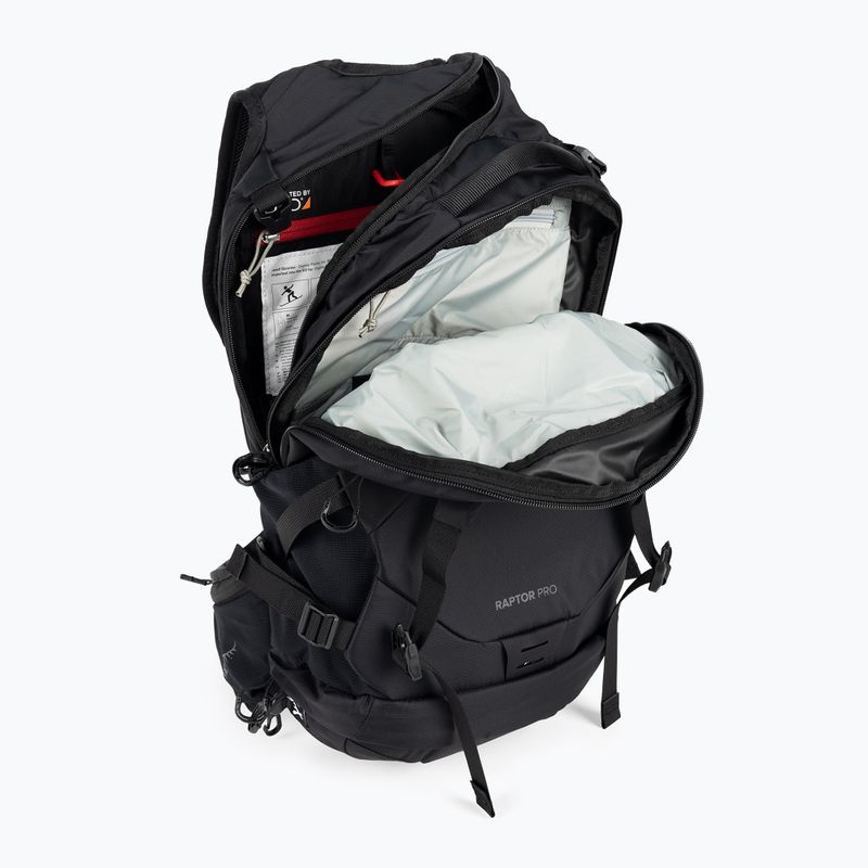 Osprey Raptor Pro 18 l kerékpáros hátizsák fekete 10003374 4