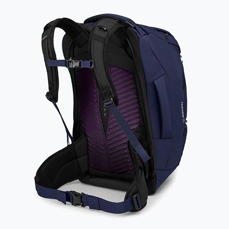 Osprey Fairview 55 l téli éjszakai kék túra hátizsák 2