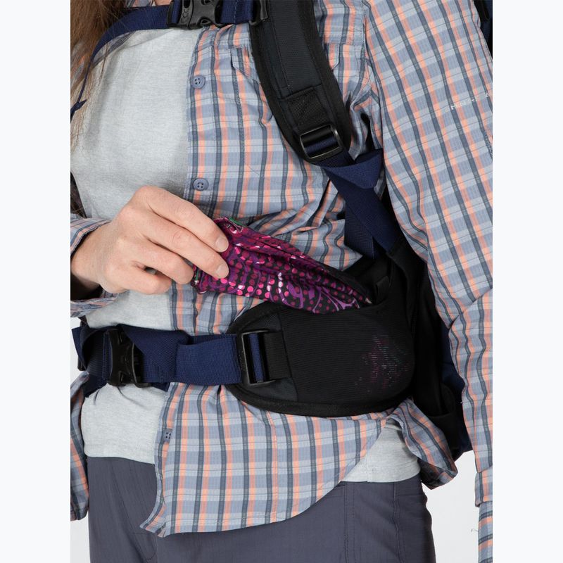 Osprey Fairview 55 l téli éjszakai kék túra hátizsák 12