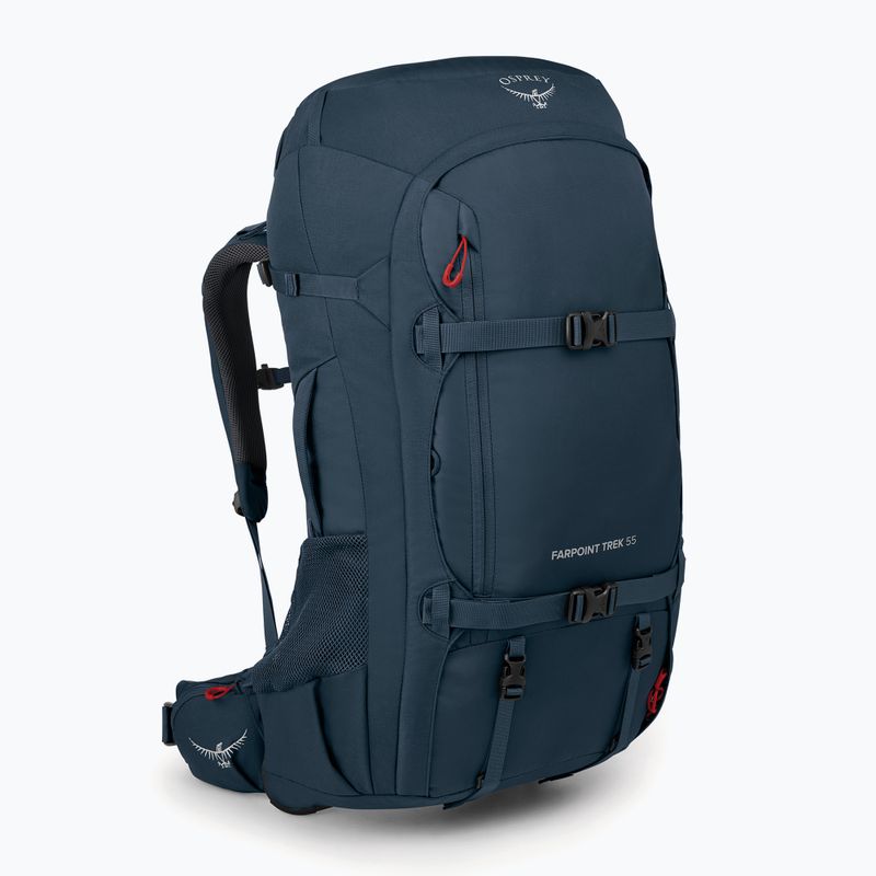 Férfi trekking hátizsák Osprey Farpoint Trek 55 l muted space blue 2