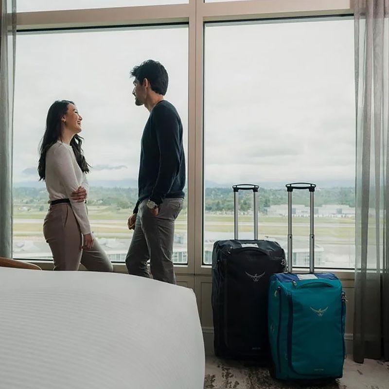 Osprey Daylite Carry-On kerekes utazótáska 40 l utazótáska fekete 7