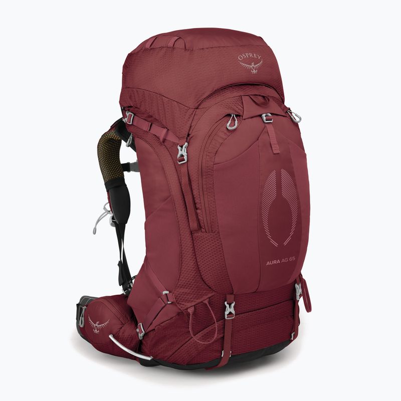 Női trekking hátizsák Osprey Aura AG 65 l XS-S berry sorbet red 2