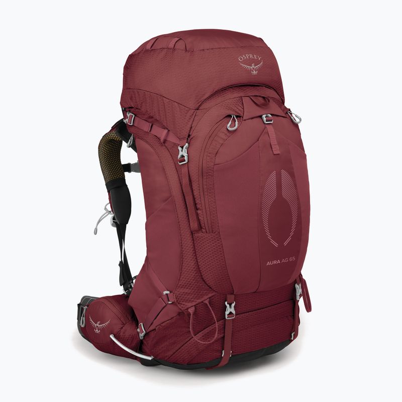 Női trekking hátizsák Osprey Aura AG 65 l M-L berry sorbet red 2