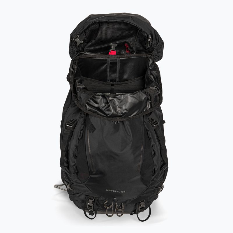 Osprey Kestrel 58 l trekking hátizsák fekete 10004754 4