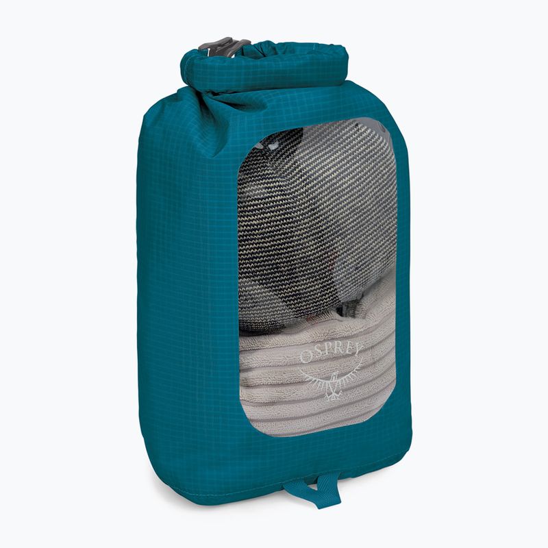 Osprey DrySack w/Window 6 l vízpart kék 2