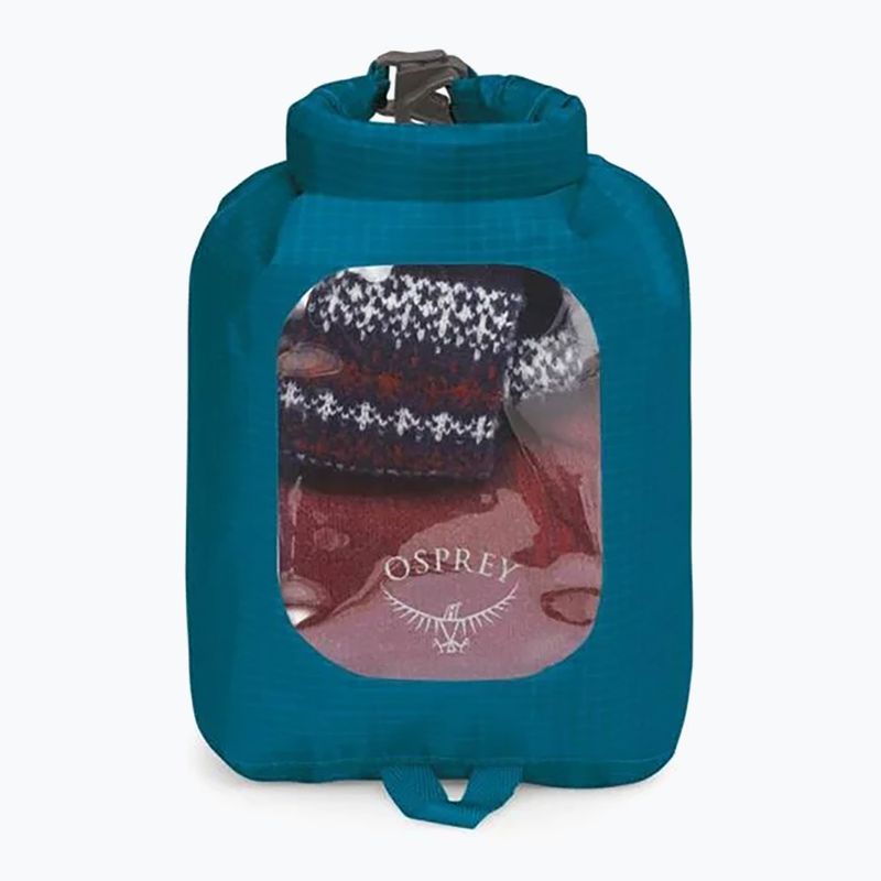 Osprey DrySack w/Window 3 l vízpart kék