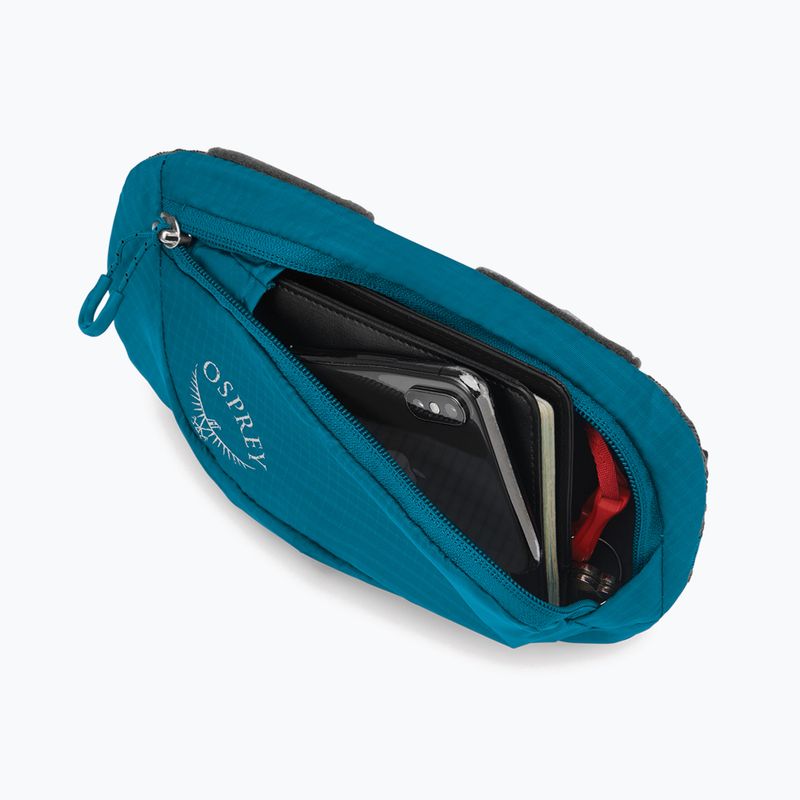 Osprey Pack Pocket Zippzáras vízparti kék hátizsák zseb 5