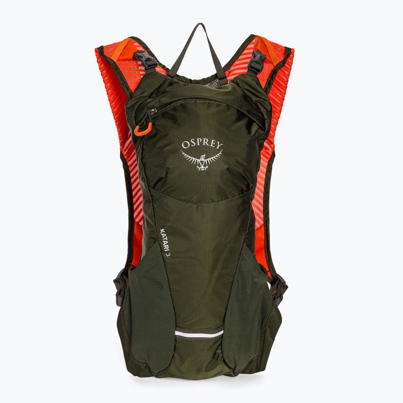 Férfi kerékpáros hátizsák Osprey Katari 3 l zöld 10005011