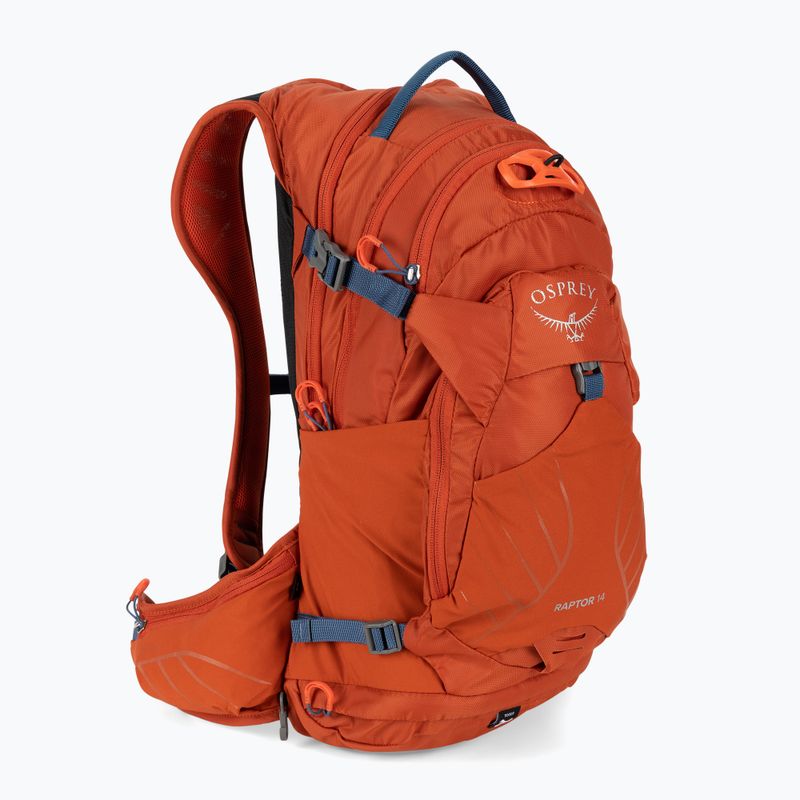 Férfi kerékpáros hátizsák Osprey Raptor 14 l narancssárga 10005045 2