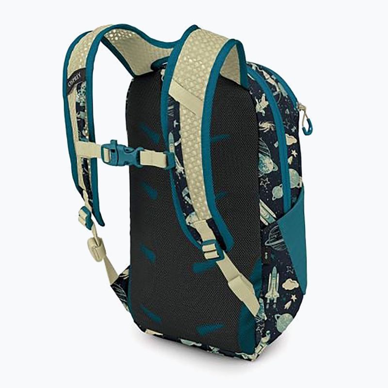Gyerek városi hátizsák Osprey Daylite Youth Pack 9 l space travel print/antique blue 3