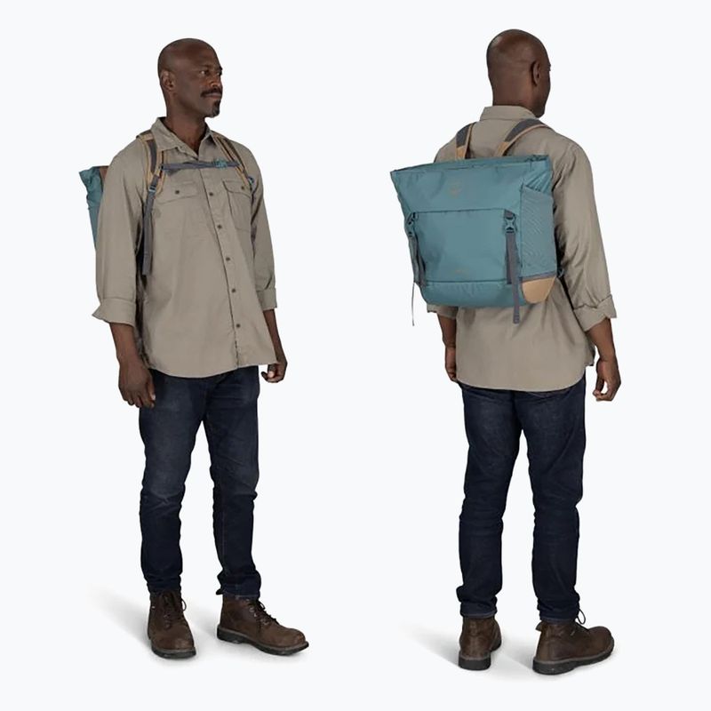 Osprey Daylite Large Tote 26 l utazótáska kaszkád kék / latte barna 4
