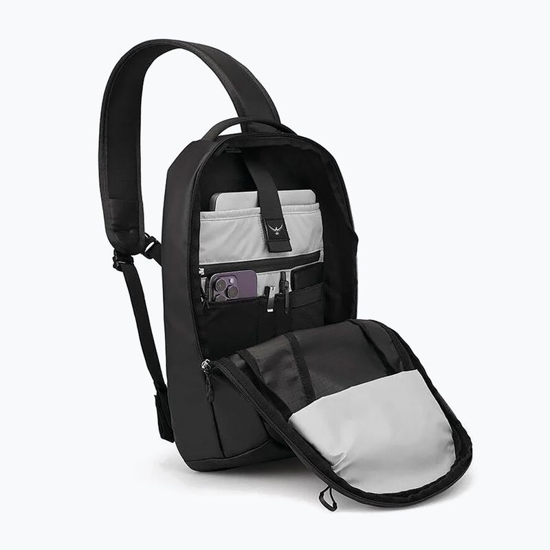 Városi egyvállas hátizsák Osprey Transporter Sling raven black 4