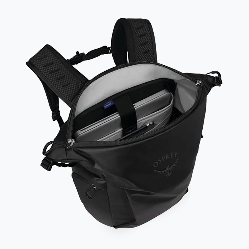 Osprey Transporter Zinch 22 l holló fekete városi hátizsák 4