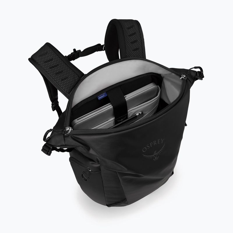 Osprey Transporter Zinch 22 l holló fekete városi hátizsák 4