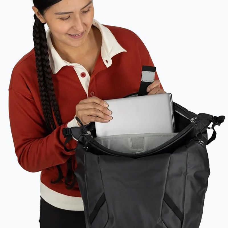 Osprey Transporter Zinch 22 l holló fekete városi hátizsák 8