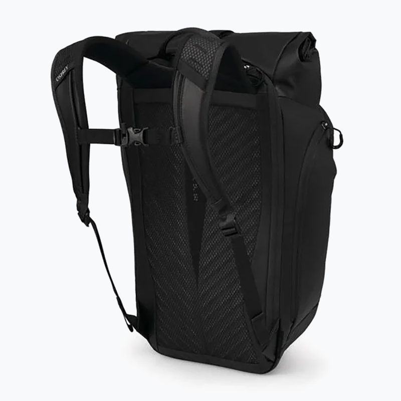 Osprey Transporter Roll Top 20 l holló fekete városi hátizsák 2