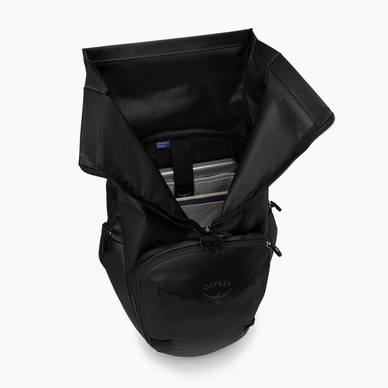 Osprey Transporter Roll Top 30 l városi hátizsák raven black 4