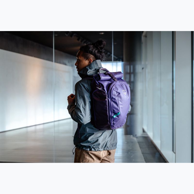 Osprey Transporter Roll Top 30 l városi hátizsák euphoria purple 5
