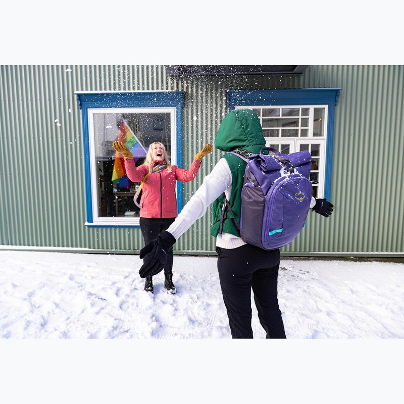 Osprey Transporter Roll Top 20 l városi hátizsák euphoria lila 7