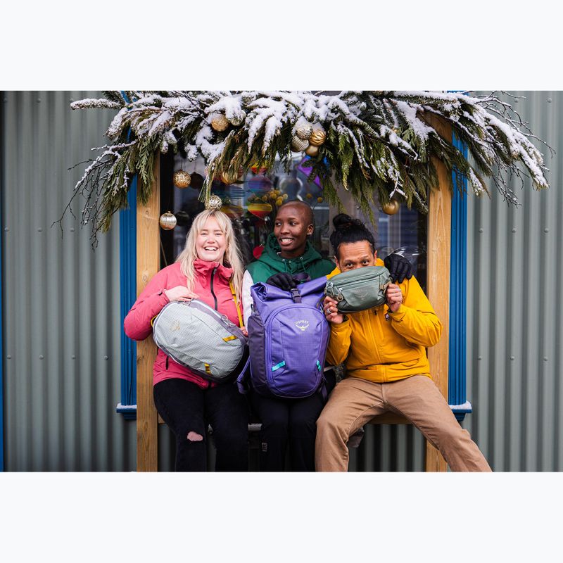 Osprey Transporter Roll Top 20 l városi hátizsák euphoria lila 9