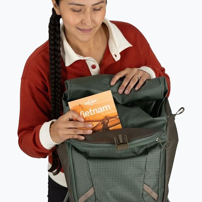 Osprey Transporter Roll Top 20 l fenyőlapos városi hátizsák 8