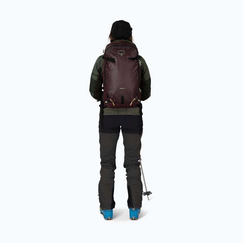 Osprey Firn 18 l ejtőernyős hátizsák bodza lila/borsmenta zöld 6